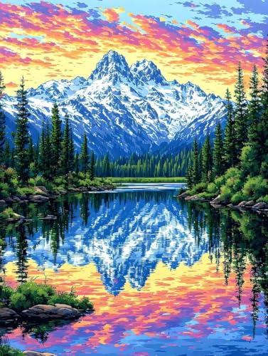 Malen Nach Zahlen Frühling Malen Nach Zahlen Erwachsene ohne Rahmen Landschaft Paint by Numbers Mit 3 - Pinseln und Acrylfarbe Knitterfreie Leinwand Kreativ Set, Home Haus Deko Geschenke 40x50cm -i198 Malen Nach Zahlen Frühling Malen Nach Zahlen Erwachsene ohne Rahmen Landschaft Paint by Numbers Mit 3 - Pinseln und Acrylfarbe Knitterfreie Leinwand Kreativ Set, Home Haus Deko Geschenke 40x50cm -i198 von Peepezo