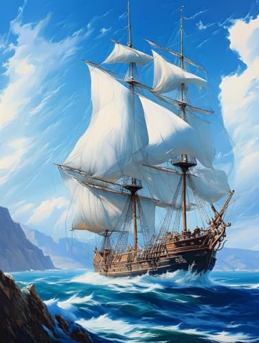 Malen Nach Zahlen Meer Malen Nach Zahlen Erwachsene ohne Rahmen Boot Paint by Numbers Mit 3 Pinseln und Acrylfarbe Leinwand Kreativ Set für Erwachsene Anfänger, Home Haus Deko Geschenke 60x80cm -i63U Malen Nach Zahlen Meer Malen Nach Zahlen Erwachsene ohne Rahmen Boot Paint by Numbers Mit 3 Pinseln und Acrylfarbe Leinwand Kreativ Set für Erwachsene Anfänger, Home Haus Deko Geschenke 60x80cm -i63U von Peepezo