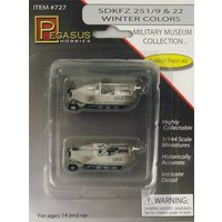 SdKFZ 251/9 & 22, Wintertarnung von Pegasus Hobbies