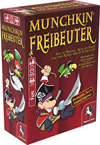 Pegasus Spiele 17157G - Munchkin Freibeuter 1+2 von Pegasus Spiele