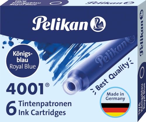 Pelikan 0ATM01 Nachfüllminen für Stifte (Blau, Füllfederhalter, Präsentationsständer, 300 Stück) von Pelikan