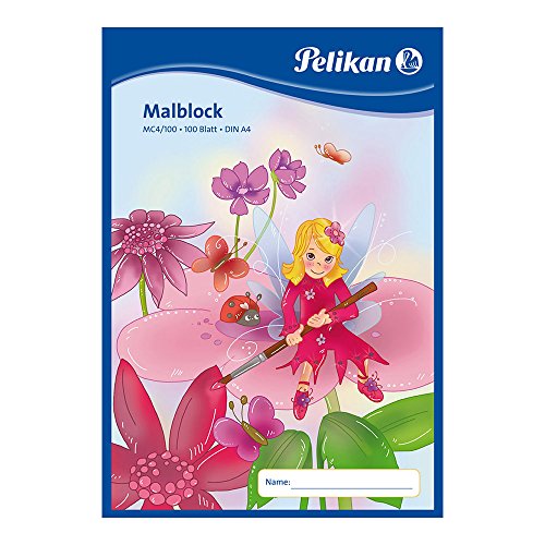 Pelikan 137679 - Malblock MC4/100 DIN A4, 100 Blatt von Pelikan