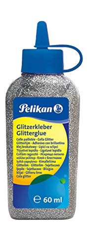 Pelikan 300285 Glitzerkleber, silber, 1 Tube von Pelikan