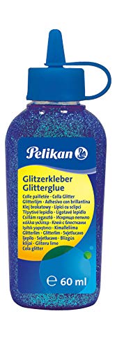 Pelikan 300353 Glitzerkleber, blau, 1 Tube von Pelikan