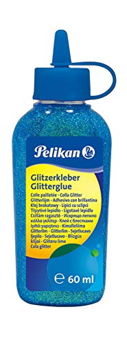 Pelikan 300360 Glitzerkleber, türkis, 1 Tube von Pelikan