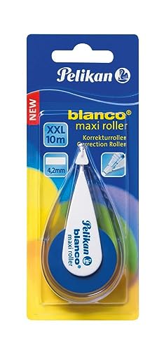 Pelikan 340323 blanco Korrekturband Maxi, 10m x 4,2mm, 1 Stück von Pelikan