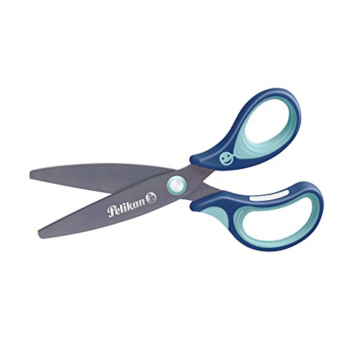 Schere griffix SC1BRR blau re rund /1/B von Pelikan