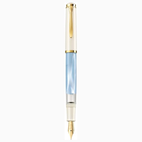 Pelikan 822992 Classic M200 Pastel-Blue Füllfederhalter, Feder EF von Pelikan