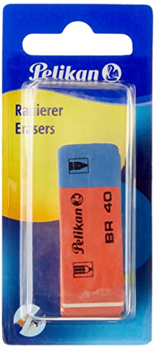 Pelikan 619932 BR40/2/B Radierer aus Kautschuk Verpackung, 2 Stück von Pelikan