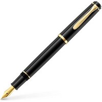 Pelikan Classic P200 Patronenfüller schwarz/gold F (fein) von Pelikan