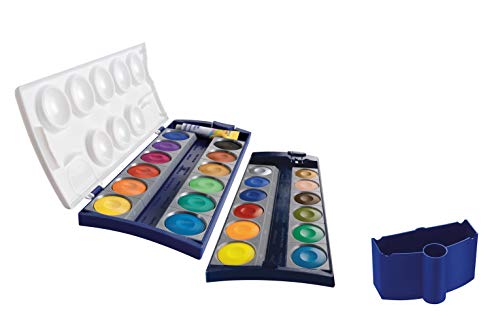 Pelikan Deckfarbkasten (1 Wasserbox & 1 Deckfarbkasten 24 Farben) von Pelikan