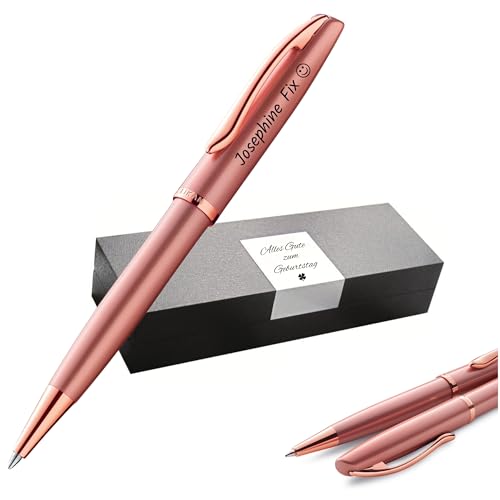 Pelikan Jazz® Noble Elegance K36 Kugelschreiber mit Gravur Geschenk - einzigartige Stifte mit Namen - personalisierte Geschenke - Kugelschreiber personalisiert (Pink Rose) von Pelikan