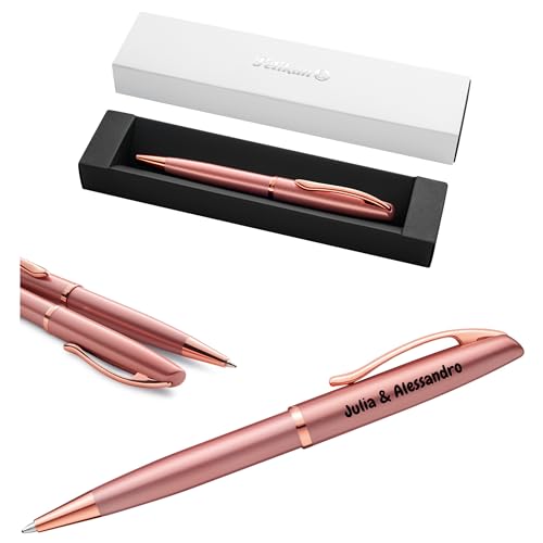 Pelikan Jazz® Noble Elegance K36 Kugelschreiber mit Gravur Geschenketui - einzigartige Stifte mit Namen - personalisierte Geschenke - Kugelschreiber personalisiert (Pink Rose) von Pelikan