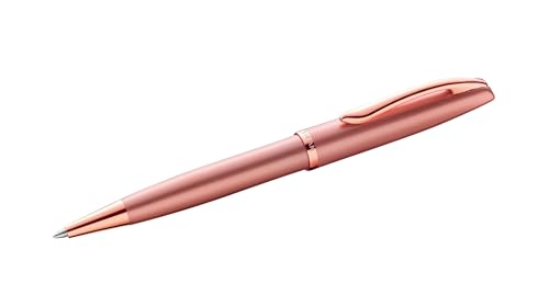 Pelikan Kugelschreiber Jazz Noble, Rose (Pink), für Rechtshänder und Linkshänder, eleganter Metall-Kugelschreiber im Geschenketui, 821759 von Pelikan