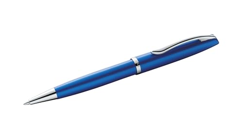 Pelikan Kugelschreiber Jazz Noble, Saphire (Blau), für Rechtshänder und Linkshänder, eleganter Metall-Kugelschreiber im Geschenketui, 821780 von Pelikan