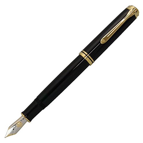 Pelikan Premium M400 Füllfederhalter F Plume schwarz von Pelikan