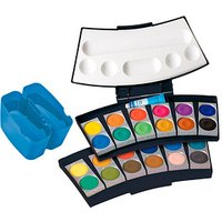 Pelikan ProColor Wasserfarbkasten 2 Wasserboxen + Deckweiß und 24 Farben von Pelikan