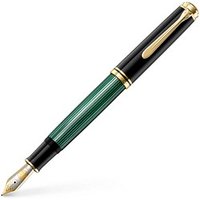 Pelikan Souverän M1000 Kolbenfüller schwarz/grün/gold M (mittel) von Pelikan