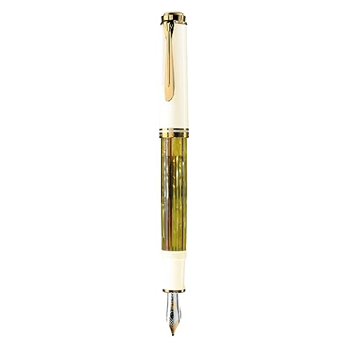 Pelikan Souverän M400 Füllfederhalter, Schildpatt-Design, Weiß von Pelikan