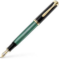 Pelikan Souverän M400 Kolbenfüller schwarz/grün/gold M (mittel) von Pelikan