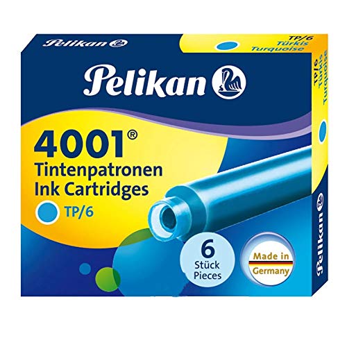 Pelikan Tp6X Füllfederhalter Tintenpatrone Türkis Tp6Xt von Pelikan