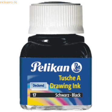 Pelikan Tusche A 17 schwarz 10ml von Pelikan