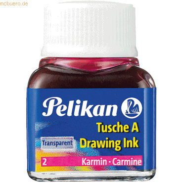 Pelikan Tusche A 2 karmin 10ml von Pelikan