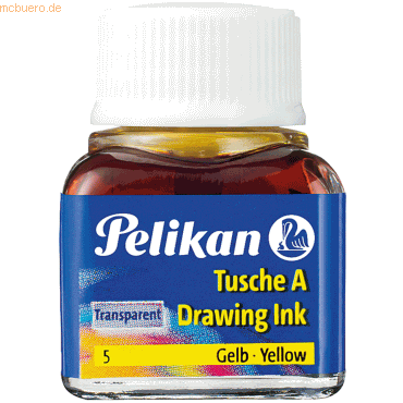 Pelikan Tusche A 5 gelb 10ml von Pelikan