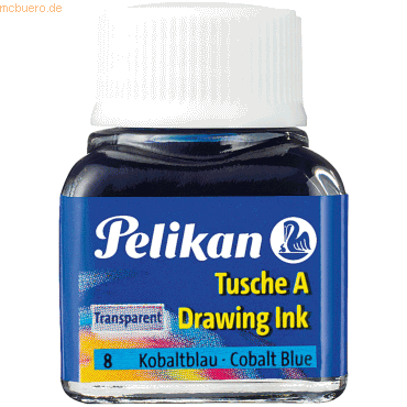 Pelikan Tusche A 8 kobaltblau 10ml von Pelikan