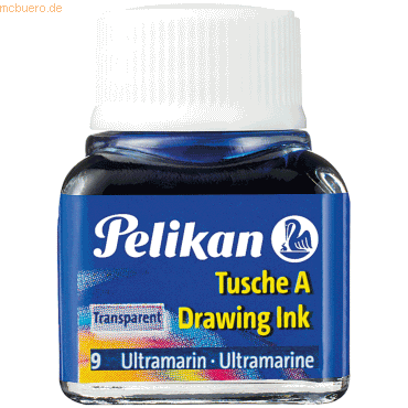 Pelikan Tusche A 9 ultramarin 10ml von Pelikan