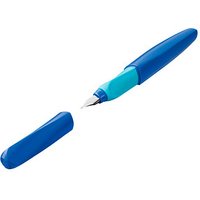 Pelikan Twist Patronenfüller dunkelblau/hellblau M (mittel) von Pelikan