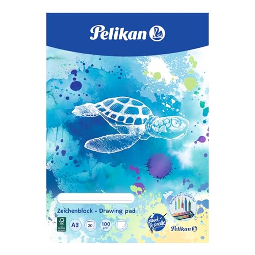 Pelikan Zeichenblock A3, 20 Blatt, 100g/m², 1 Stück von Pelikan