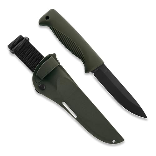 Peltonen Knives PELTONEN M07 RANGER PUUKKO MIT KOMPOSIT-SCHEIDE (BUSHCRAFT-MESSER) (Jägergrün) von Peltonen Knives