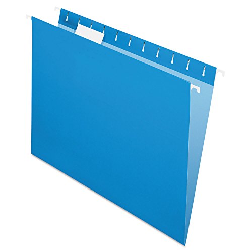 Pendaflex Hängemappen aus Recycling, Briefgröße, blau, 1/5 Schnitt, 25/BX (81603) von Pendaflex