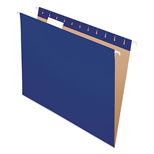 Pendaflex Recycelte Hängemappen, Briefgröße, Marineblau, 1/5 Schnitt, 25/BX (81615EE) von Pendaflex