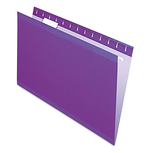 Pendaflex Verstärkte Hängemappen, legale Größe, Violett, 1/5 Schnitt, 25/BX (4153 1/5 VIO) von Pendaflex