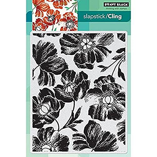 Penny Black 40-290 Stempel, Mohnblumen-Muster von Penny Black