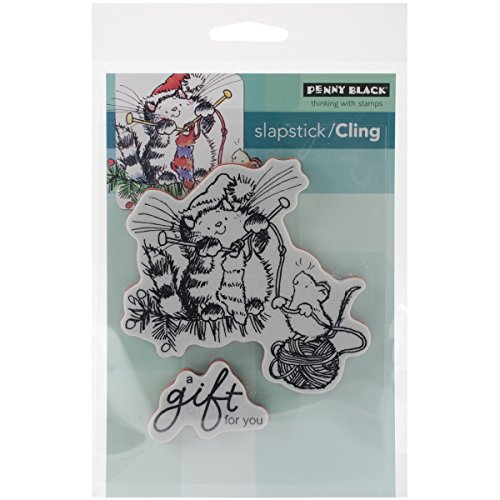 Penny Schwarz Selbst Gummi Stempel 12,7 cm x 19,1 cm Sheet-a Geschenk für sie von Penny Black