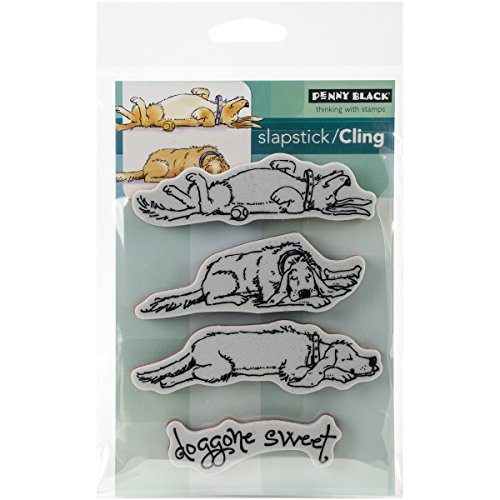 Penny Schwarz Selbst Gummi Stempel 4-Zoll x 5,25 Sheet-doggone Sweet von Penny Black