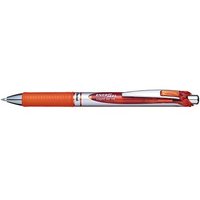 Pentel EnerGel BL77 Gelschreiber orange/silber 0,35 mm, Schreibfarbe: orange, 1 St. von Pentel