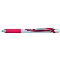 Pentel EnerGel BL77 Gelschreiber rot/silber 0,35 mm, Schreibfarbe: rot, 1 St. von Pentel