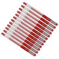 Pentel K116 Gelschreiber rot/transparent 0,3 mm, Schreibfarbe: rot, 12 St. von Pentel