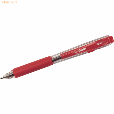 12 x Pentel Kugelschreiber 0.35mm rot von Pentel