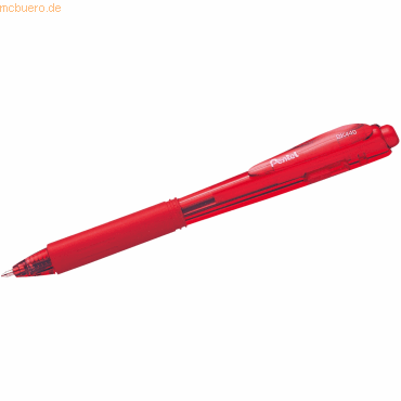 12 x Pentel Kugelschreiber BK440 0,5mm rot von Pentel