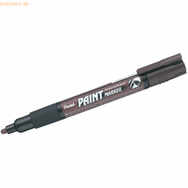 12 x Pentel Lackmarker 2,0mm Rundspitze braun von Pentel