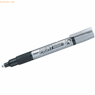 12 x Pentel Lackmarker 2,0mm Rundspitze silber von Pentel