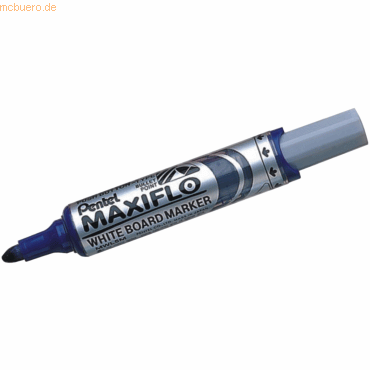 Pentel Whiteboardmarker Maxiflo 2,5mm Rundspitze blau von Pentel