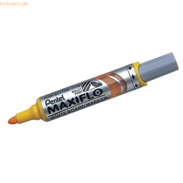 Pentel Whiteboardmarker Maxiflo 2,5mm Rundspitze gelb von Pentel