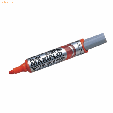 Pentel Whiteboardmarker Maxiflo 2,5mm Rundspitze orange von Pentel