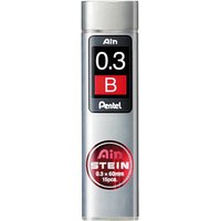 Pentel Ain Stein C273 Feinminen-Bleistiftminen schwarz B 0,3 mm, 15 St. von Pentel
